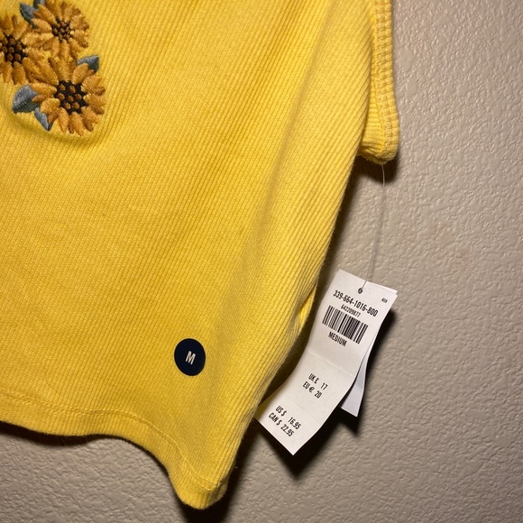 Yellow Crop Tank Top - Picture 3 of 4